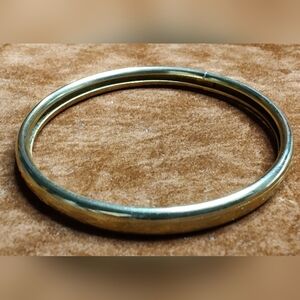 Vintage 10k Gold Filled Baby Bracelet Child Small Ornate Engraved Small Bangle